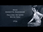 Annette Hanshaw - Falling In Love With You (1926)