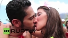 Brazil: Bikinis and MASS KISSING galore at Rio Carnival