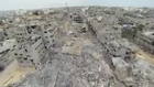 Homs city now after Civil war from air