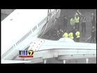 VIDEO: Worker pulled from cargo area of Alaska Airlines plane, April 13, 2015
