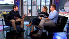 Kit Hoover Gets Tossed Around By Nick Lachey, Billy Bush + The Buzz Crew