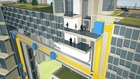 world's first rope-free elevator MULTI moves vertically & horizontally