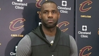 LeBron: I hope we're not peaking right now