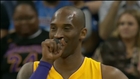 Kobe has a laugh over easy missed layup