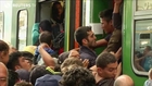 Chaos on tracks as Hungary stops migrant train