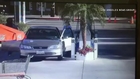 Big thug casually carjacks innocent woman at pump