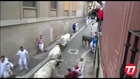 *DISTURBING FOOTAGE* Watch as a man gets gored to death in Spanish bull running festival