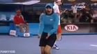 Ball Girl Picks Up Bug On Tennis Court And Failed In Slow...