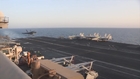 US Resumes Operations in Iraq - Footage from USS George H.W. Bush