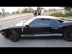 Ford GT revving and acceleration sound