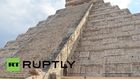 See Kukulkan the 'Feathered Serpent' descend from El Castillo temple