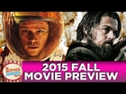 2015 Fall Movie Preview!