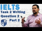 IELTS Writing Task 2 strategies and example essay PART 2 FULL