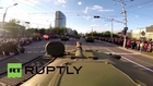 Ukraine: WATCH Go-Pro footage filmed on top of a TANK