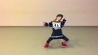 Little white girl dancing to a hip hop song