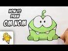 How to draw Om Nom [Cut the Rope] Drawing Tutorial