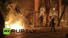 Greece: Fire, tear gas in Athens clashes as solidarity demo turns violent