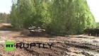 Russia: T-72B3s tackle the mud in Tank Biathlon