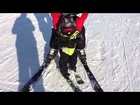 Petar's first time skiing