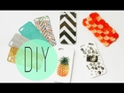DIY Cell Phone Case - How To Make Cute Iphone 5S Designs by ANNEORSHINE
