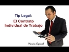 Tip Legal: El Contrato Individual de Trabajo con el Abg. Marvin Espinal