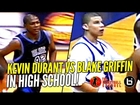 Kevin Durant vs Blake Griffin IN HIGH SCHOOL Highlights! KD Dunks on Blake!