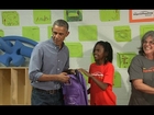 Girl tells Barack Obama she wanted to meet Beyonce instead