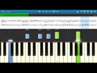 Gospel - Oh Happy Day -- piano tutorial piano lesson [Synthesia 100% speed]