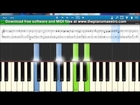 Safe and Sound The Hunger Games  - Taylor Swift ft The Civil Wars -- piano lesson with Synthesia