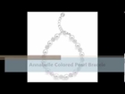 Bridal Jewelry: Annabelle Colored Pearl Bracelet