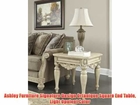 Ashley Furniture Signature Design Ortanique Square End Table Light Opulent Color