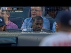 Tracy Morgan enjoys game from the first row