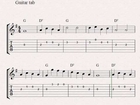 Can Can - Free guitar tablature sheet music