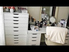 Makeup Room Tour + New Filming Setup ♡ Ikea Storage & Organization ǀ BeautyBuzzHub ǀ