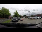 Woman Takes Hard Fall Husband Couldn't Care Less Fail Dash Cam Footage