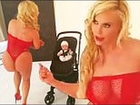 TRIFLING: AZZ-NAKED Coco Austin TWERKS With Her BABY DAUGHTER In STROLLER For PHOTO SHOOT!!