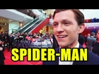 Tom Holland Spider-Man Interview - Captain America Civil War European Premiere