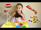 Little Girl Plays & Learn Colors with Skittles Candy | Fun Kids & Toddlers Activity
