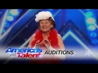 Dorothy Williams: 90-Year-Old Strip Tease Act Earns a Golden Buzzer - America's Got Talent 2016