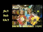 Fun at a Halloween Store ~ Jacy and Kacy