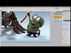 Minion's of the Galaxy Digital Speed Painting in Photoshop