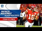 Patrick Mahomes' Best Plays vs. Tennessee | Titans vs. Chiefs | Preseason Wk 4 Player Highlights