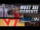 VT Head Coach Buzz Williams Coaches Girl At Timeout | ACC Must See Moment