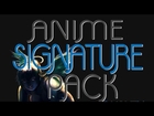 Free Anime Signatures Made in Gimp 2.8