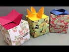 How to Make Beautiful Origami Flower Gift Boxes