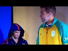 Michael Phelps death stares gold rival Chad le Clos