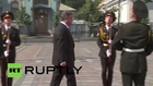 Ukraine: Inauguration fail - soldier collapses at Poroshenko's feet