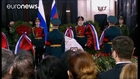 Ceremony for slain ambassador Andrei Karlov begins in Moscow