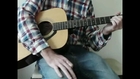 acoustic guitar playing