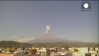 Mexico’s Colima volcano erupts